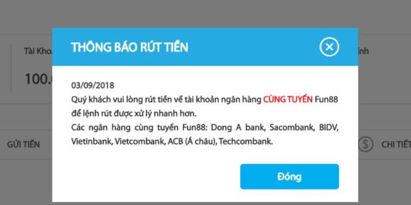 Rút tiền siêu nhanh vớ quy trình dễ hiểu dễ nhớ